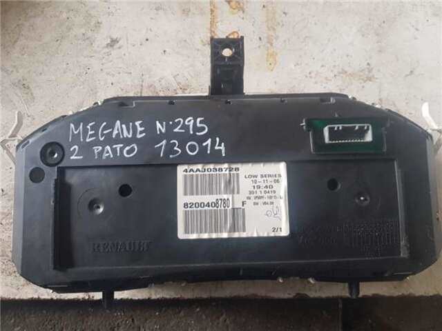 Foto 2ª: Cuadro de Instrumentos Renault Megane 1.4 AUTHENTIQUE [1.4 LTR. - 72 KW 16V] II BERLINA 5P (10.2002-_) [K4J D7]