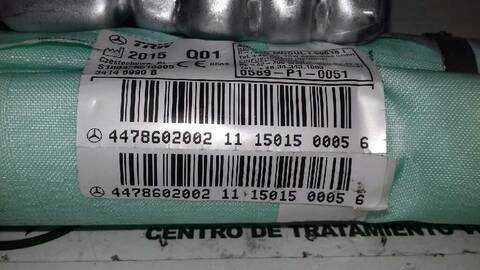 Foto 3ª: Airbag Cortina Delantero Derecho Mercedes Clase V 200 136CV 100KW (2014)