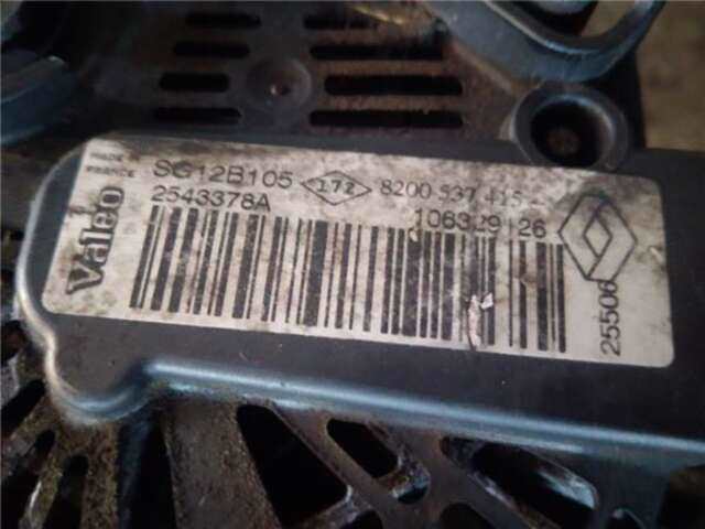 Foto 2ª: Alternador Renault Kangoo 1.5 AUTHENTIQUE [1.5 LTR. - 48 KW DCI DIESEL] [K9K B7]