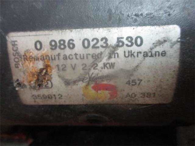 Foto 3ª: Motor de Arranque Renault Scenic 2.0 DCI (JM1K) (JM)(2003-_) [M9R 700]