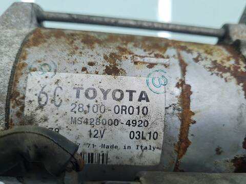 Foto 2ª: Motor de Arranque Toyota Avensis ACTIVE 150CV 110KW [2ADFHV] (2009)