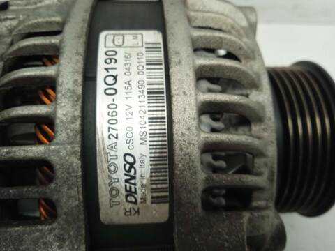 Foto 3ª: Alternador Toyota Aygo 1.0 CAT 69CV 51KW [1KRFE] (2016)