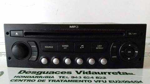 Sistema Audio Radio CD Citroen C3 1.6 16V HDI PICASSO 90CV 66KW