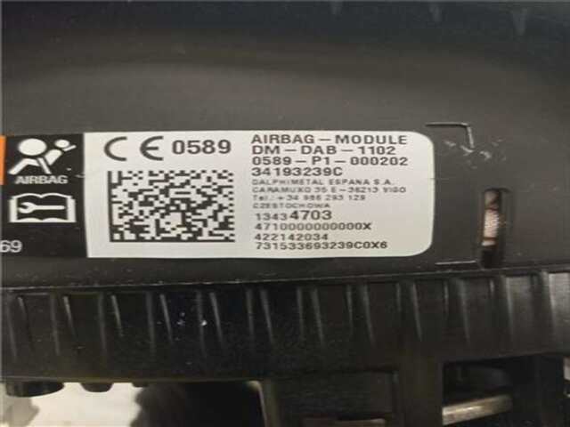 Foto 3ª: Airbag Delantero Izquierdo Opel Astra 1.6 BUSINESS [1.6 LTR. - 81 KW CDTI DPF] [B16DTE]