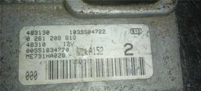 Centralita Motor ECU Alfa Romeo 147 1.6 T.SPARK ECO DISTINCTIVE [1.6 LTR. - 77 KW 16V CAT]