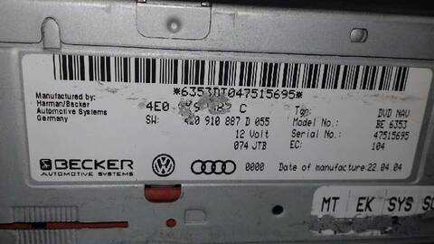 Foto 3ª: Sistema GPS Audi A6 3.0 TDI QUATTRO 165KW) BERLINA 225CV [BMK] (2004)