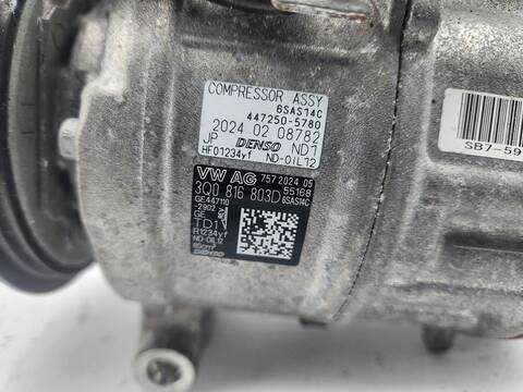 Foto 3ª: Compresor Aire Acondicionado Volkswagen Touran LIFE 149CV 110KW [DXPA] (2024)