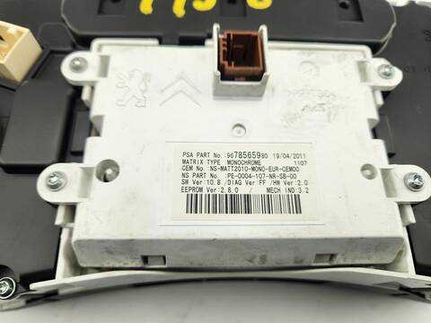 Foto 2ª: Cuadro de Instrumentos Peugeot 508 ACTIVE 156CV 115KW [5F02] (2012)