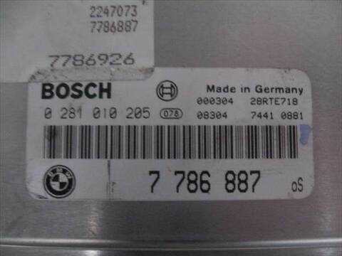 Foto 2ª: Centralita Motor ECU Bmw Serie 3 315 2.0 320D BERLINA 136CV 100KW [204D1] (2000)