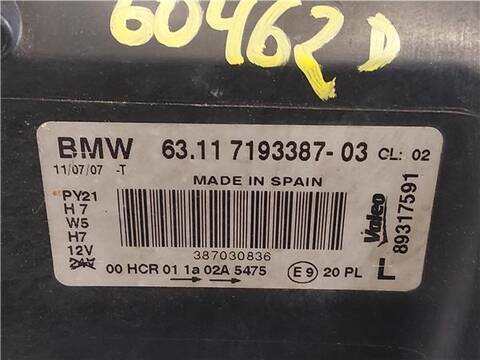 Foto 3ª: Faro Izquierdo Bmw Serie 1 114 2.0 118D BERLINA 143CV 105KW [N47 D20 A] (2007)