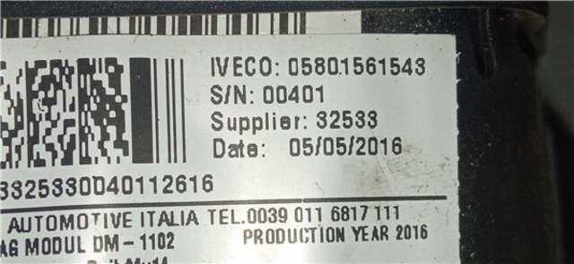 Foto 2ª: Airbag Delantero Izquierdo Iveco Daily 2.3 FG 3000 29 L... [2.3 LTR. - 93 KW DIESEL]