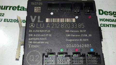 Foto 2ª: Centralita Cierre Centralizado Mercedes Clase E 180 2.1 CDI CAT 170CV 125KW [651924] (2009)