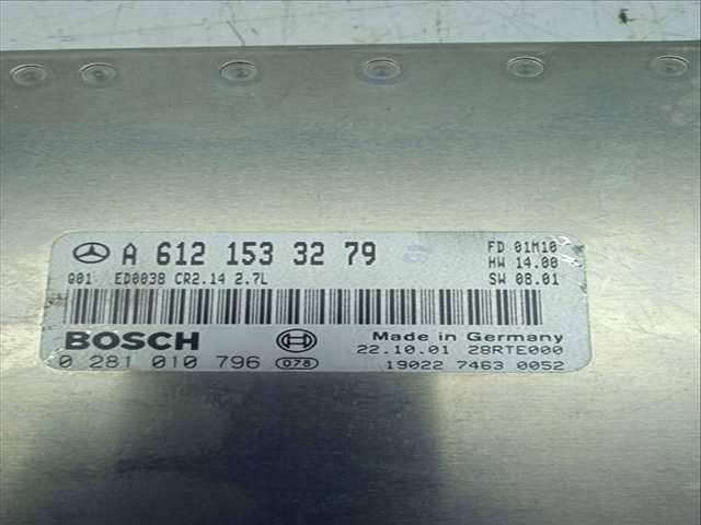 Foto 2ª: Centralita Motor ECU Mercedes Clase ML 270 2.7 CDI 20V CAT W163) (2002)