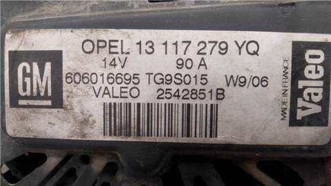 Foto 2ª: Alternador Opel Corsa 1.7 ESSENTIA [1 7 LTR. - 74 KW 16V CDTI] 101CV