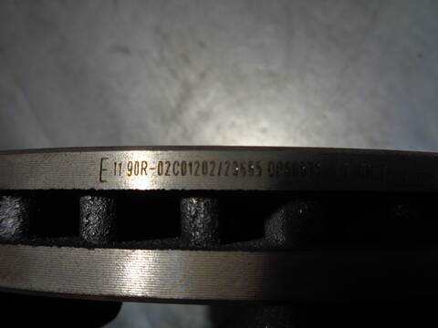 Foto 4ª: Disco Freno Delantero Peugeot 406 SLDT BERLINA 90CV 66KW [D-DHX] (1999)