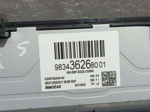 Foto 3ª: Pantalla Multifuncion Peugeot 308 GT 181CV 133KW [YH01] (2022)