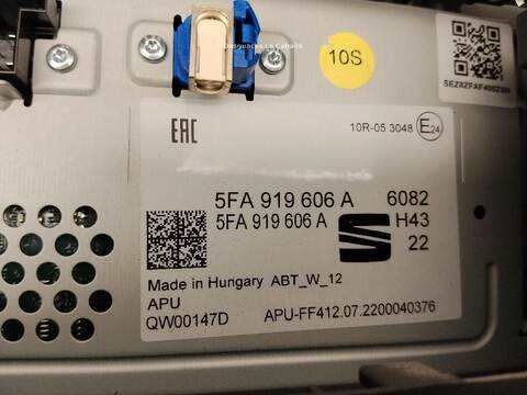 Foto 3ª: Pantalla Multifuncion Cupra Formentor 1.5 TSI [DPCA] (2020)