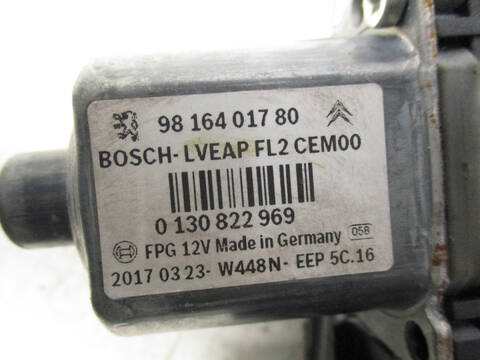 Foto 2ª: Elevalunas Eléctrico Delantero Izquierdo Peugeot 2008 BH01 (2017)