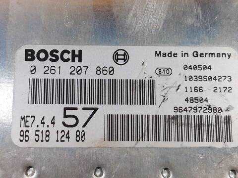 Foto 3ª: Centralita Motor ECU Citroen C3 CAT NFU - TU5JP4) 109CV 80KW (2004)