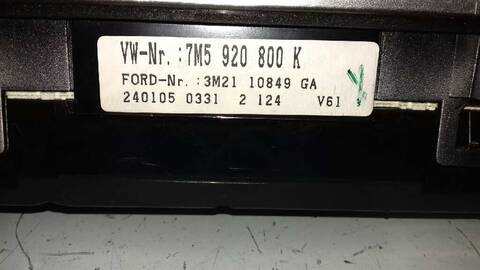 Foto 3ª: Cuadro de Instrumentos Ford Galaxy 1.9 TDI CAT 116CV 85KW [AUY] (2003)