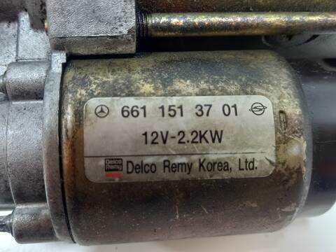 Foto 2ª: Motor de Arranque Ssangyong Kyron D20DT (2006)