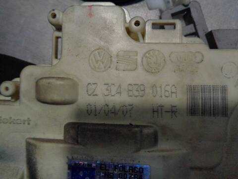 Foto 4ª: Cerradura Puerta Delantera Izquierda Volkswagen Passat ADVANCE BERLINA 140CV 103KW [BKP] (2007)