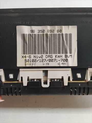 Foto 4ª: Cuadro de Instrumentos Citroen C5 2.0 HDI [D/RHZ] (2002)