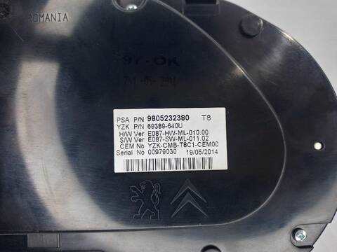 Foto 3ª: Cuadro de Instrumentos Peugeot 3008 STYLE 114CV (2009)