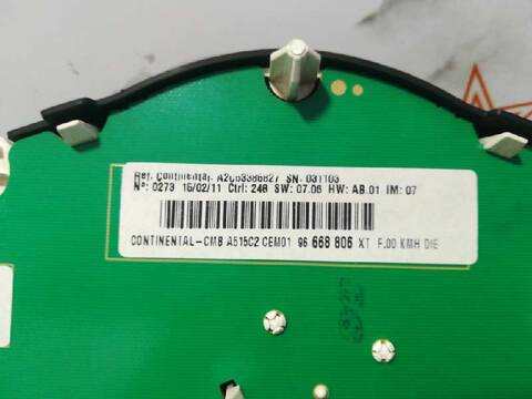 Cuadro de Instrumentos Citroen C3 EXCLUSIVE 68CV 50KW