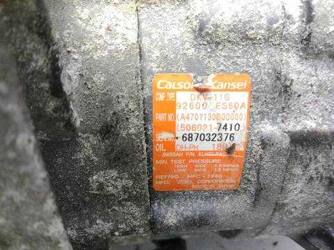 Foto 2ª: Compresor Aire Acondicionado Nissan X-Trail 2.2 DI 4X4 [YD22DDTI] (2001)