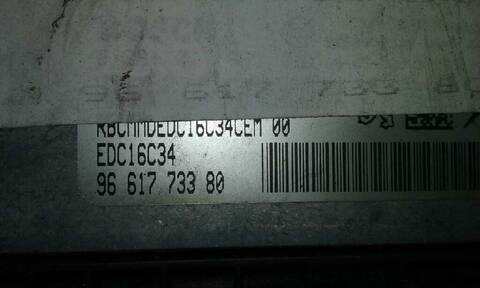 Foto 2ª: Centralita Motor ECU Peugeot 307 1.6 16V HDI BERLINA 90CV 66KW [9HX] (2006)