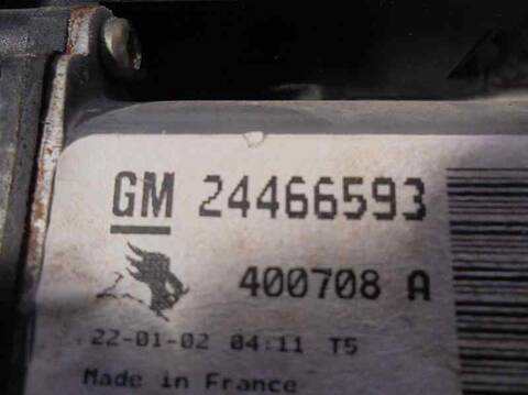 Foto 2ª: Elevalunas Eléctrico Delantero Izquierdo Opel Corsa 1.2 16V CAT Z 12 XE - LW4) 75CV 55KW [Z12XE] (2002)