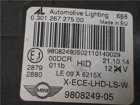 Foto 3ª: Faro Izquierdo Mini Countryman 2.0 COOPER D ALL4 111CV 82KW [N47 C20 A]