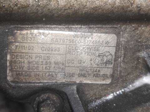 Compresor Aire Acondicionado Fiat 500 169A1000