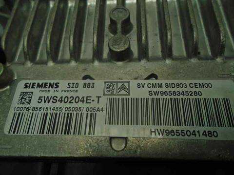 Foto 2ª: Centralita Motor ECU Peugeot 407 2.0 16V HDI FAP CAT RHR - DW10BTED4) 136CV 100KW (2005)