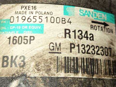 Compresor Aire Acondicionado Opel Insignia 2.0 CDTI 68)