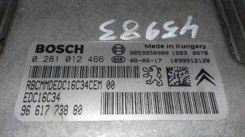 Foto 3ª: Centralita Motor ECU Citroen Xsara HDI 110 FAP SX PICASSO 109CV 80KW [9HZ] (2008)
