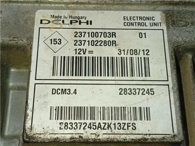 Centralita Motor ECU Dacia Duster 1.5 DCI
