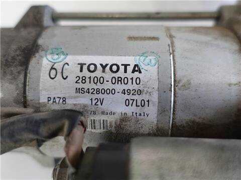Foto 3ª: Motor de Arranque Toyota Avensis 2.0 ACTIVE 126CV 93KW [D 1AD] (2009)
