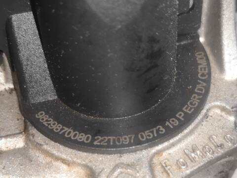 Valvula EGR Citroen C4 YHS BERLINA