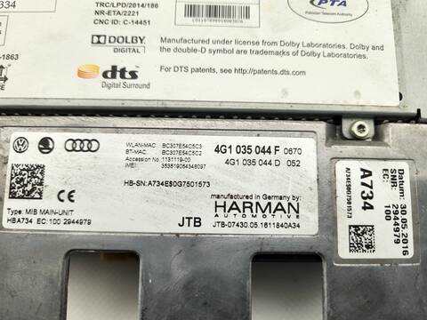 Foto 4ª: Sistema Audio Radio CD Audi A6 2.0 TDI ULTRA AVANT 190CV 140KW [CNHA] (2016)