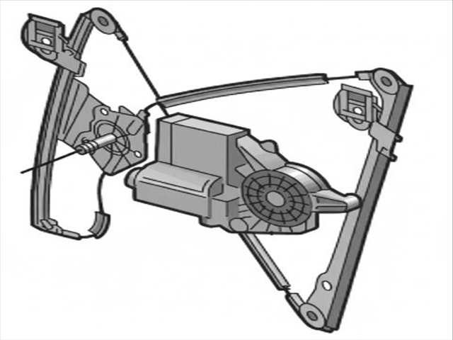 Elevalunas Manual Trasero Izquierdo Volkswagen Golf BKD