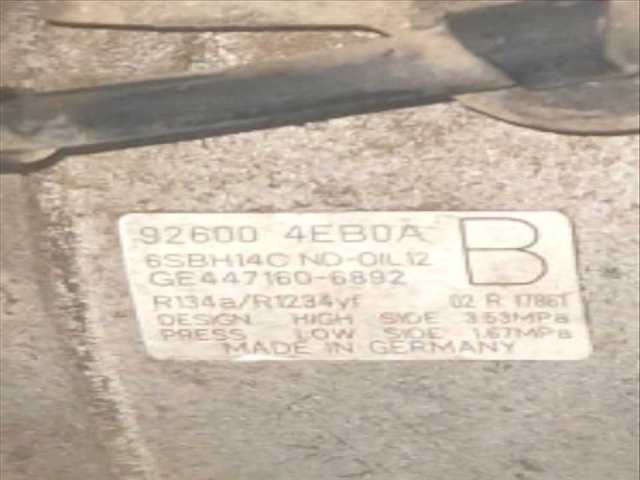 Compresor Aire Acondicionado Nissan Qashqai 1.6 DCI