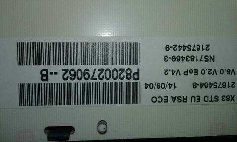 Foto 3ª: Cuadro de Instrumentos Nissan Primastar 1.9 DCI DIESEL CAT 101CV 74KW [F9Q760] (2004)