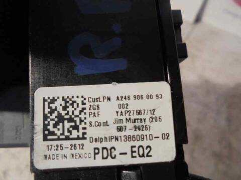 Foto 3ª: Caja Reles Fusibles Mercedes Clase A 140 A 180 CDI BLUEEFFICIENCY 176.012) 109CV 80KW [OM607951] (2013)