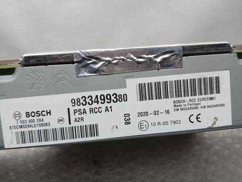 Foto 3ª: Centralita Motor ECU Peugeot 2008 ALLURE 130CV 96KW [HN05] (2020)