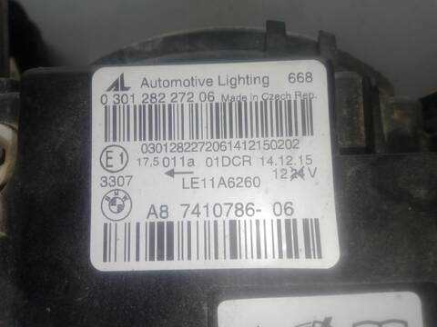 Foto 3ª: Faro Derecho Bmw Serie 4 420 D DESCAPOTABLE F33 F83) [B47 D20 A] (2016)