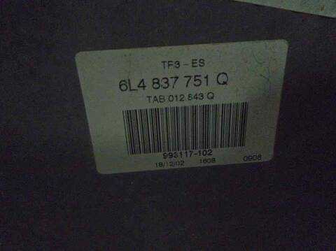 Foto 3ª: Elevalunas Eléctrico Delantero Izquierdo Seat Cordoba 1.4 TDI BERLINA 75CV 55KW [AMF] (2003)