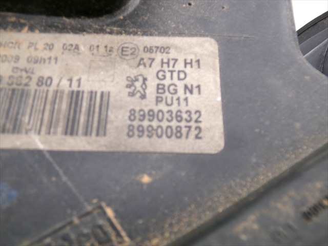 Foto 2ª: Faro Izquierdo Peugeot 207 1.4 G 2006-2014 [KFU] (2006)
