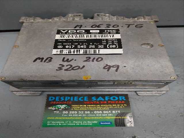 Centralita Motor ECU Mercedes Clase E 320 3.2 G